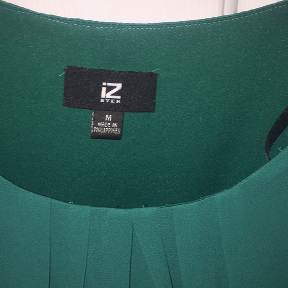 Teal/ish green long sleeve scoop neck dress - Picture 4 of 5